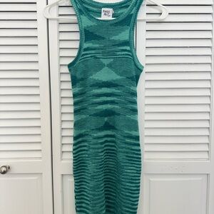 Princess Polly Teal Knit Sweater Dress